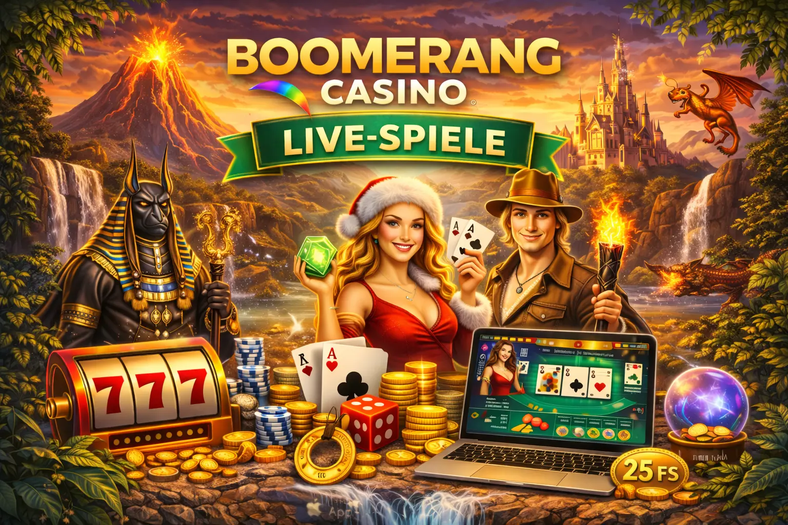 Boomerang Casino Live-Spiele